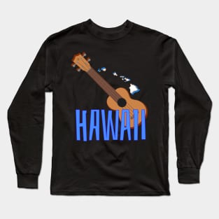 Ukulele Hawaiian Long Sleeve T-Shirt